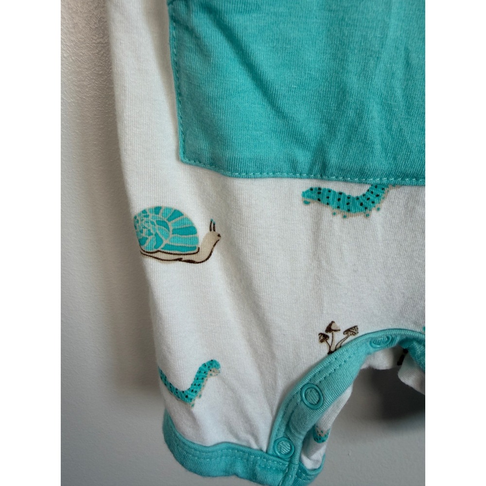 Kyte Baby Crawl Bamboo Shortall Romper 3-6 Months - Picture 4 of 6